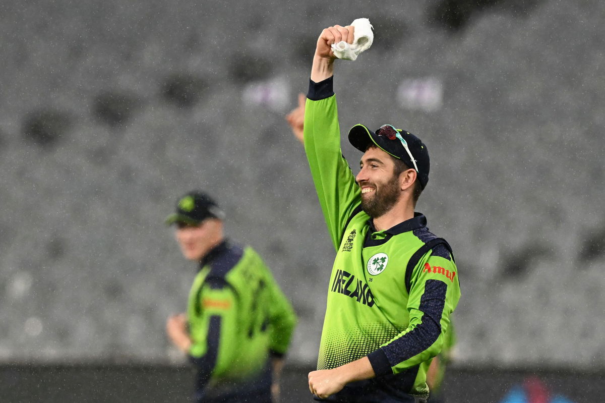 <i>WILLIAM WEST/AFP/AFP via Getty Images</i><br/>Ireland captain Andrew Balbirnie was instrumental in his country's shock win against England.