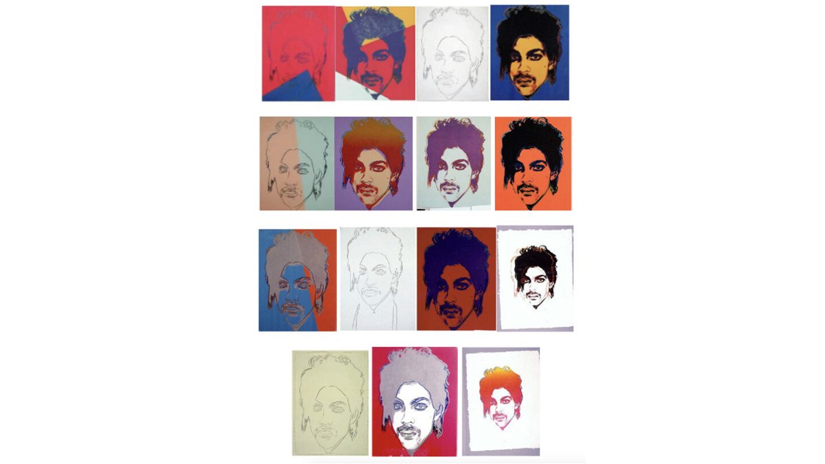 <i>Supreme Court</i><br/>Warhol silkscreens of Prince