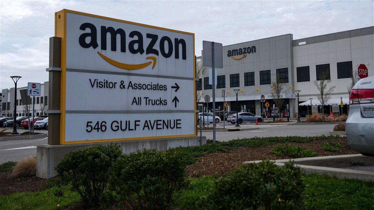 <i>John Nacion/STAR MAX/IPx/AP</i><br/>About 50 workers at Amazon's only unionized warehouse located in Staten Island