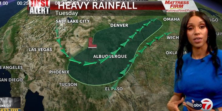 Abc 7 First Alert Showers And Thunderstorms Possible Tuesday Kvia