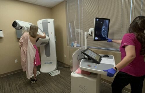Tasha mammogram scan