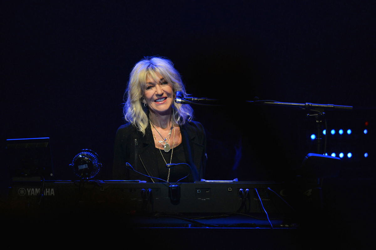 DENVER, CO - JULY 27: Christine McVie Fleetwood Mac vocalist performs at the Paramount Theatre on July 27, 2017 in Denver, Colorado.  (Photo by Thomas Cooper/Getty Images)