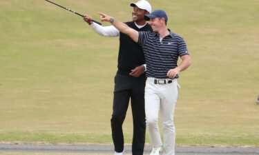 Rory McIlroy (right) will make his debut in the "The Match" alongside Tiger Woods.