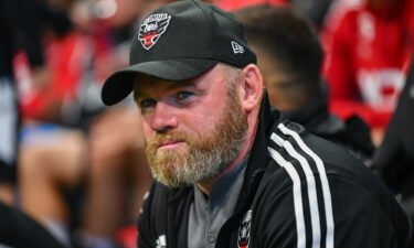 D.C. United head coach Wayne Rooney is pictured here before an MLS match in August.