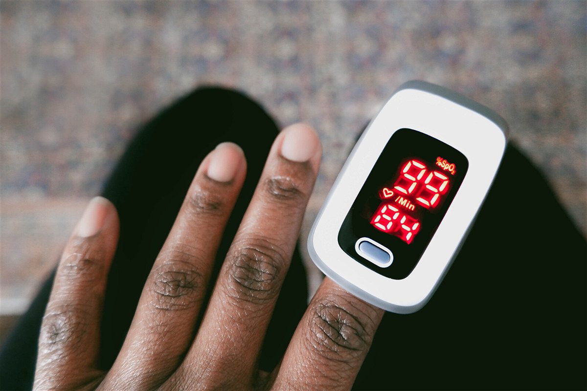 <i>Grace Cary/Moment RF/Getty Images</i><br/>Pulse oximeters are used to check blood oxygen saturation levels and heart rate