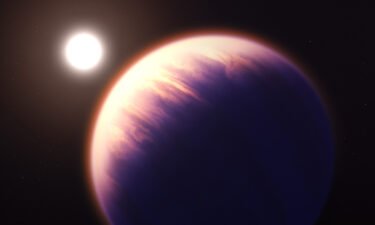 This illustration shows what exoplanet WASP-39 b could look like