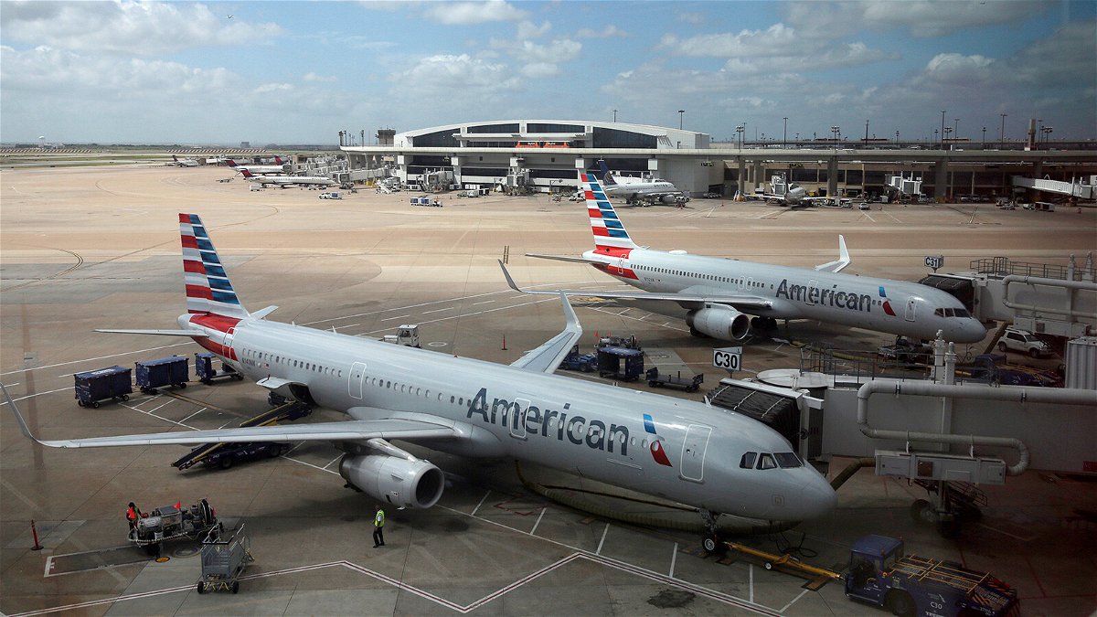 All flights to Dallas-Fort Worth International Airport are being held at their departure airports due to an earlier fire at the airport's fuel farm