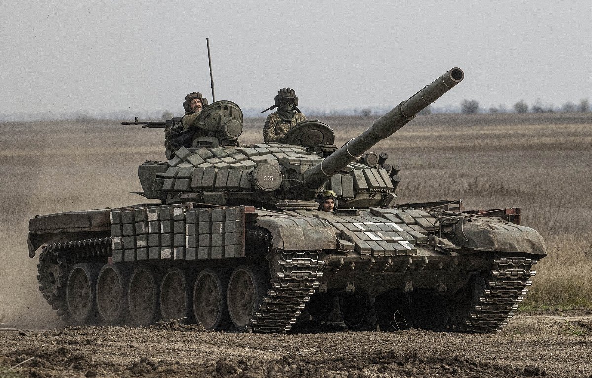 <i>Metin Aktas/Anadolu Agency/Getty Images</i><br/>Ukraine's military pushes toward Kherson city in this photograph from November 9.