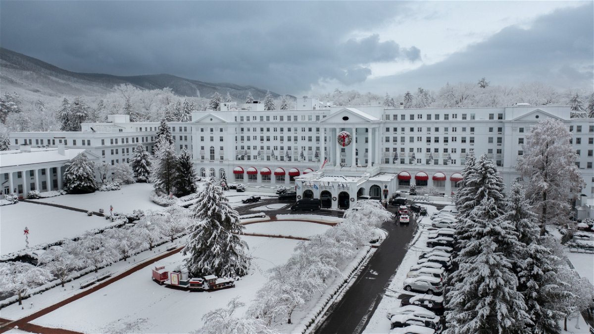 A white Christmas at The Greenbrier certainly would be nice.