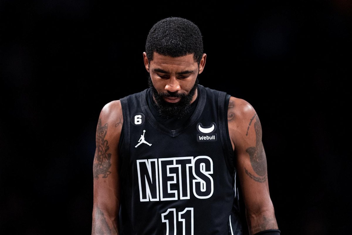 <i>Dustin Satloff/Getty Images</i><br/>Kyrie Irving walks to the bench during the second quarter of the game against the Indiana Pacers at Barclays Center on October 31.