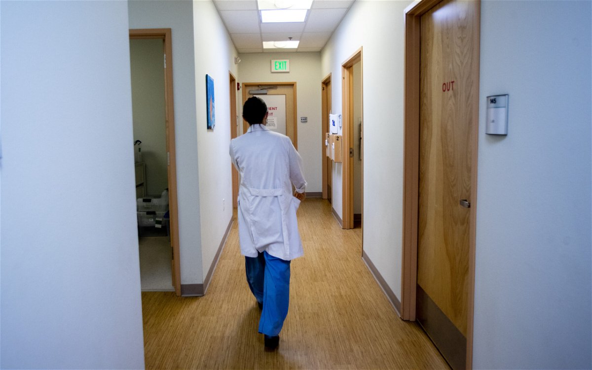 <i>Gina Ferazzi/Los Angeles Times/Getty Images</i><br/>Travel time to abortion facilities grew significantly after the Supreme Court overturned Roe v. Wade. Pictured is an abortion medical facility in Albuquerque
