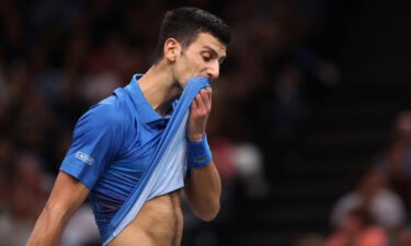Novak Djokovic lost in the final of the Paris Masters to Holger Rune on November 6.