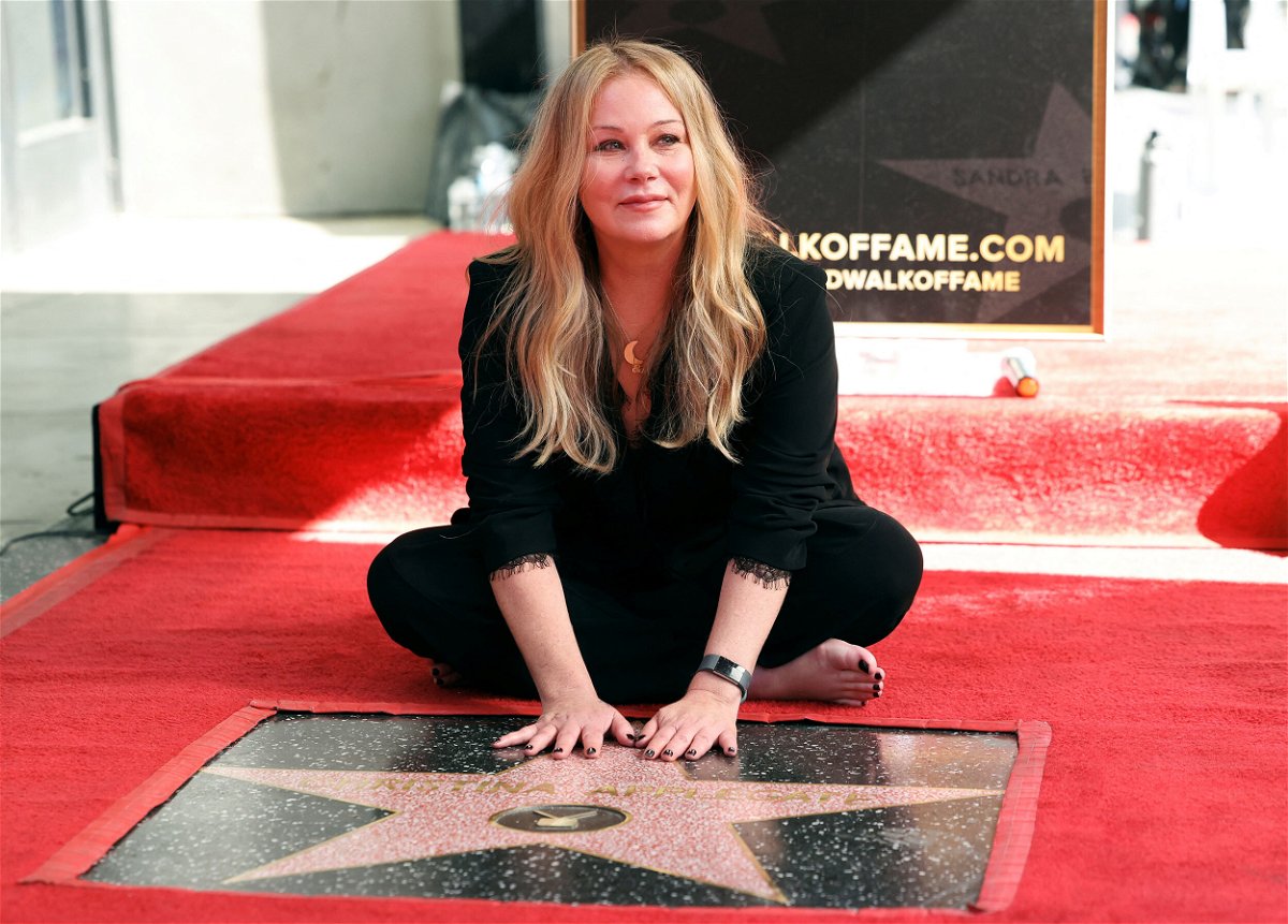 <i>Mario Anzuoni/Reuters</i><br/>Actor Christina Applegate poses during her star unveiling ceremony on the Hollywood Walk of Fame in Los Angeles on November 14.