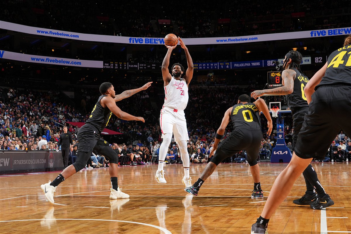<i>Jesse D. Garrabrant/NBAE/Getty Images</i><br/>Sixers superstar Joel Embiid capped off a remarkable weekend with the Philadelphia 76ers.