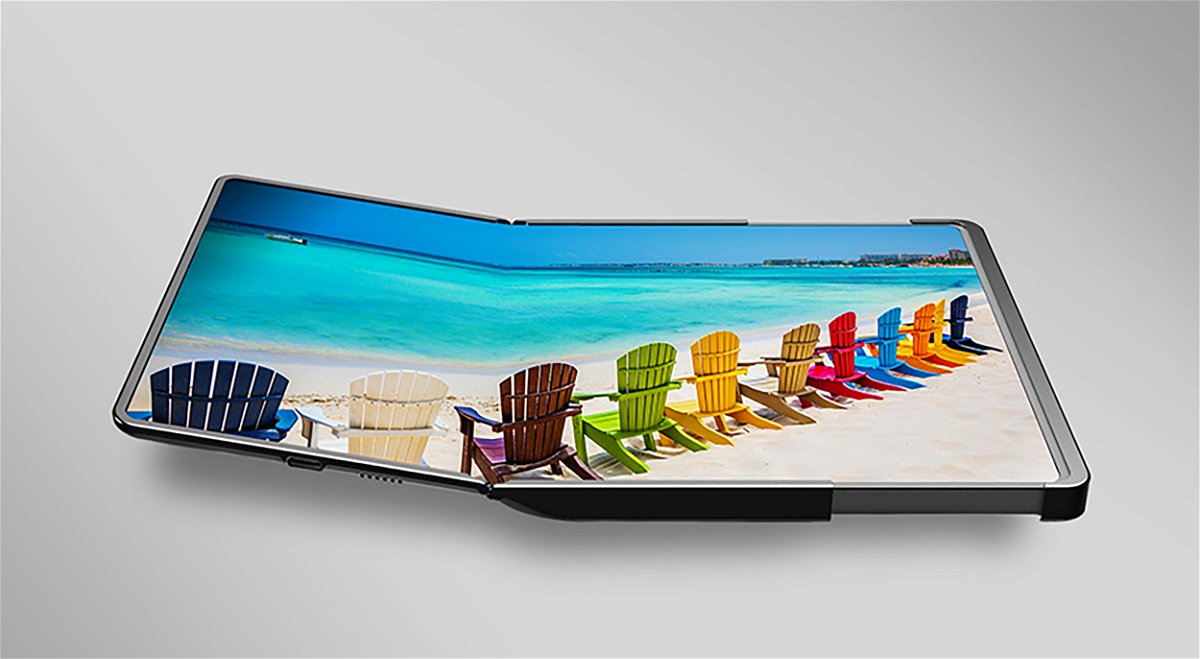 Samsung's Flex Hybrid Display concept folds and slides.