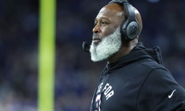 Lovie Smith of the Houston Texans looks on during the second half of the game against the Indianapolis Colts on January 8.