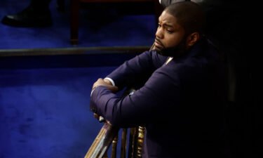 Rep. Byron Donalds listens during the second day of elections for speaker of the House at the US Capitol Building on January 4 in Washington