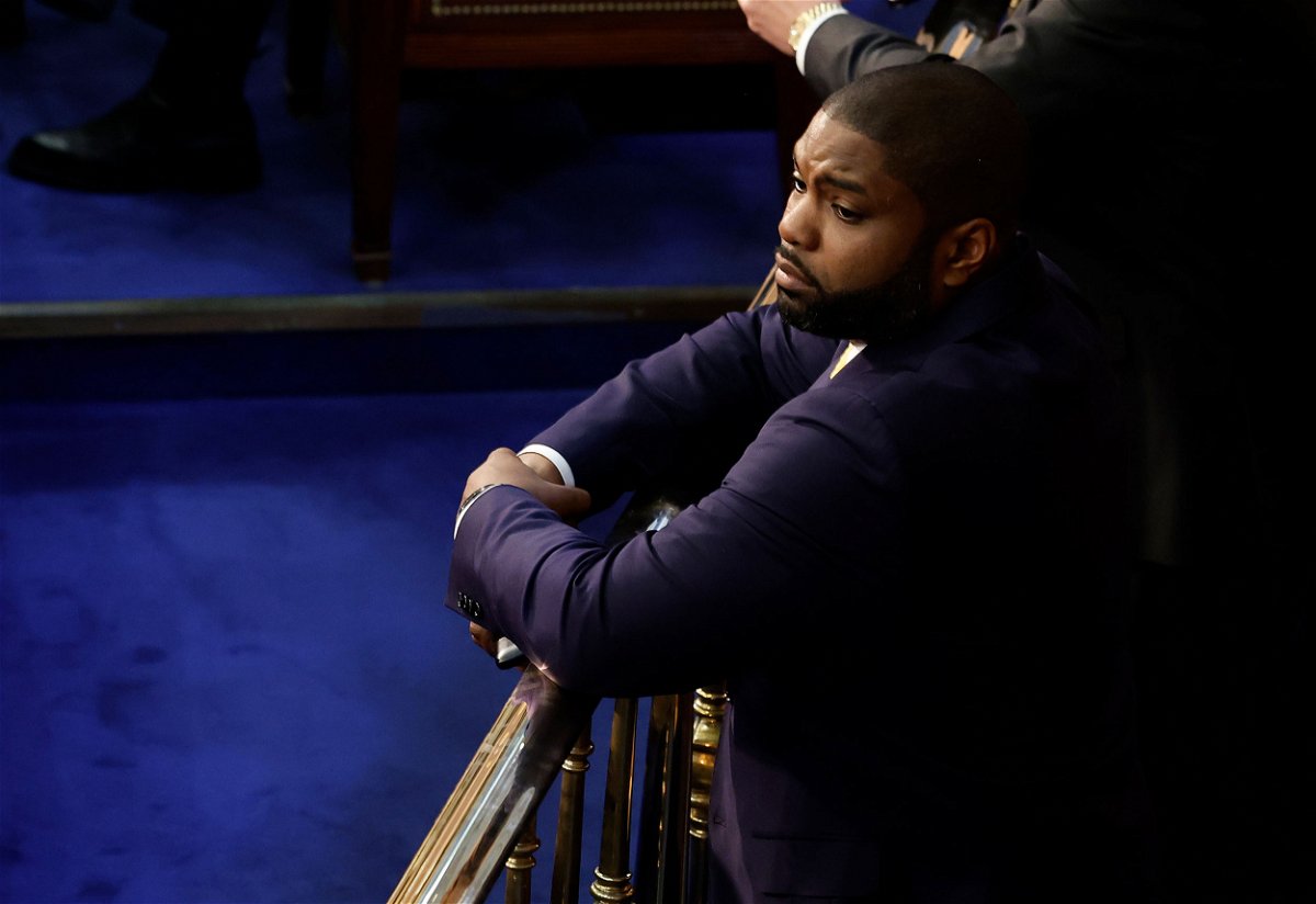 <i>Chip Somodevilla/Getty Images</i><br/>Rep. Byron Donalds listens during the second day of elections for speaker of the House at the US Capitol Building on January 4 in Washington