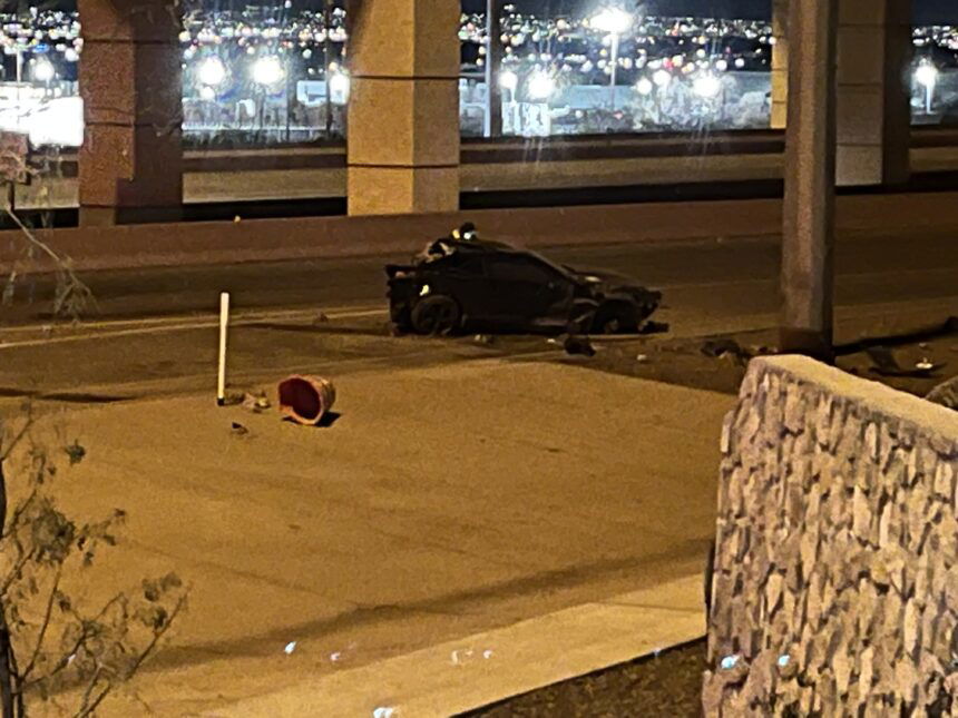 One person seriously injured after an early morning crash near Joe Battle and Gateway Boulevard