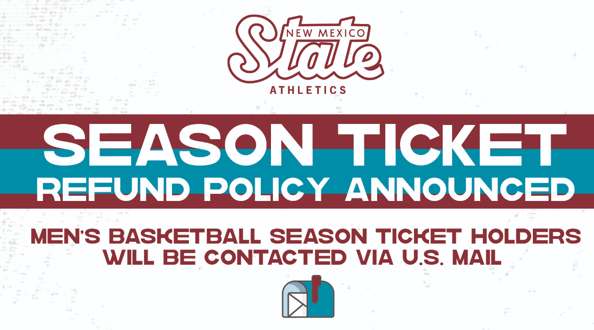 New Mexico State Athletics proporcionará reembolsos a los poseedores de boletos de temporada de baloncesto masculino