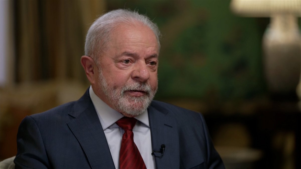 Brazilian President Luiz Inácio Lula da Silva talks to CNN's Christiane Amanpour on Friday