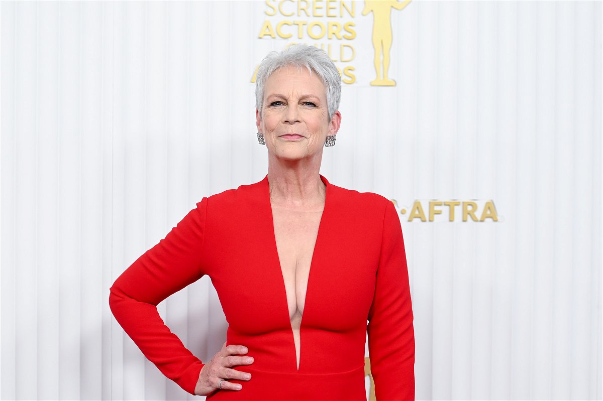 Jamie Lee Curtis at the 29th Annual Screen Actors Guild Awards held at the Fairmont Century Plaza on February 26, 2023 in Los Angeles, California. (Photo by Gilbert Flores/Variety via Getty Images)