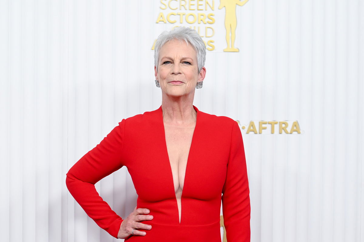 Jamie Lee Curtis at the 29th Annual Screen Actors Guild Awards held at the Fairmont Century Plaza on February 26, 2023 in Los Angeles, California. (Photo by Gilbert Flores/Variety via Getty Images)