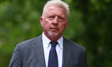 Tennis great Boris Becker