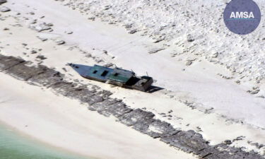 The fishers were stranded on remote Bedwell Island