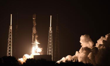 A SpaceX Falcon 9 rocket launches the HAKUTO-R Mission 1 from Cape Canaveral Space Force Station on December 11