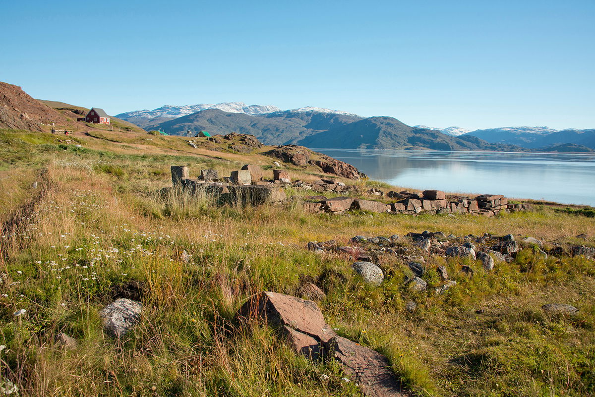 <i>Cindy Hopkins/Alamy Stock Photo</i><br/>Shown here are the remains of the eastern settlement