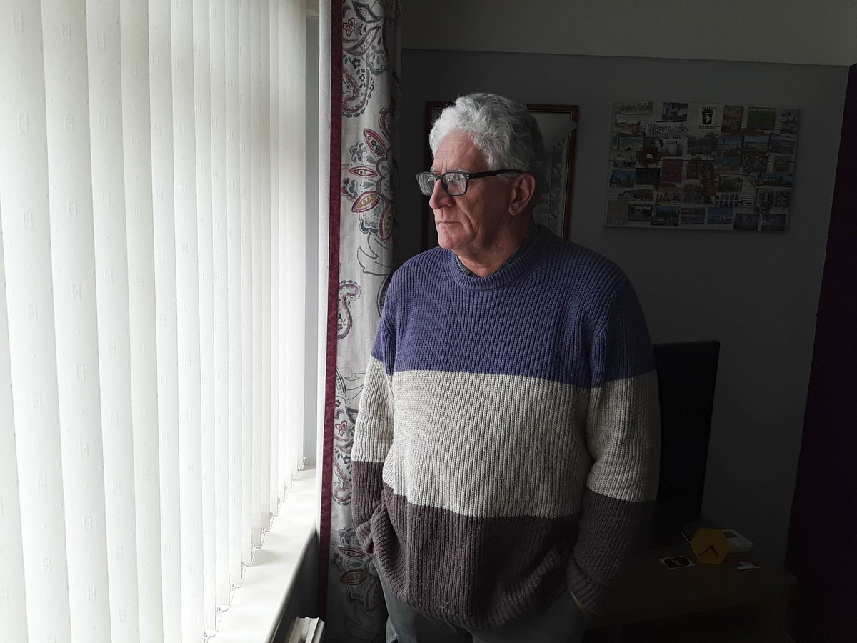 <i>Sarah Tilotta/CNN</i><br/>Ex-UVF man Billy McCurrie is pictured Wednesday at his home in England.