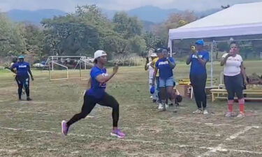 Olympic champion Shelly-Ann Fraser-Pryce competes at her son's sports day.