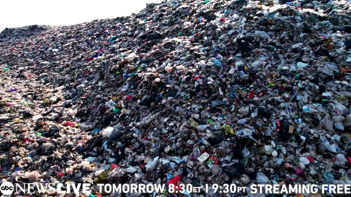 We put dozens of trackers in plastic bags for recycling. Many were trashed.  - ABC News