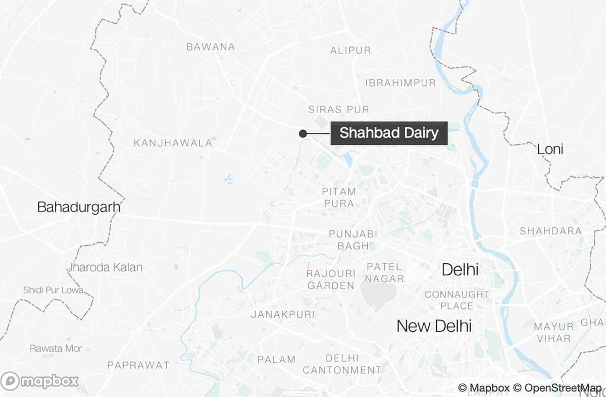 <i>Mapbox</i><br/>A 16 year-old girl was brutally stabbed and bludgeoned to death in a busy public alleyway in New Delhi