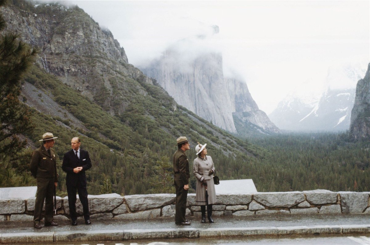 <i>Tim Graham Photo Library/Getty Images</i><br/>The Queen also visited Yosemite National Park during her 1983 official tour.
