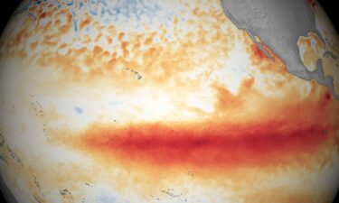 Ocean temperatures in the tropical Pacific were warmed by a strong El Niño in January 2016.