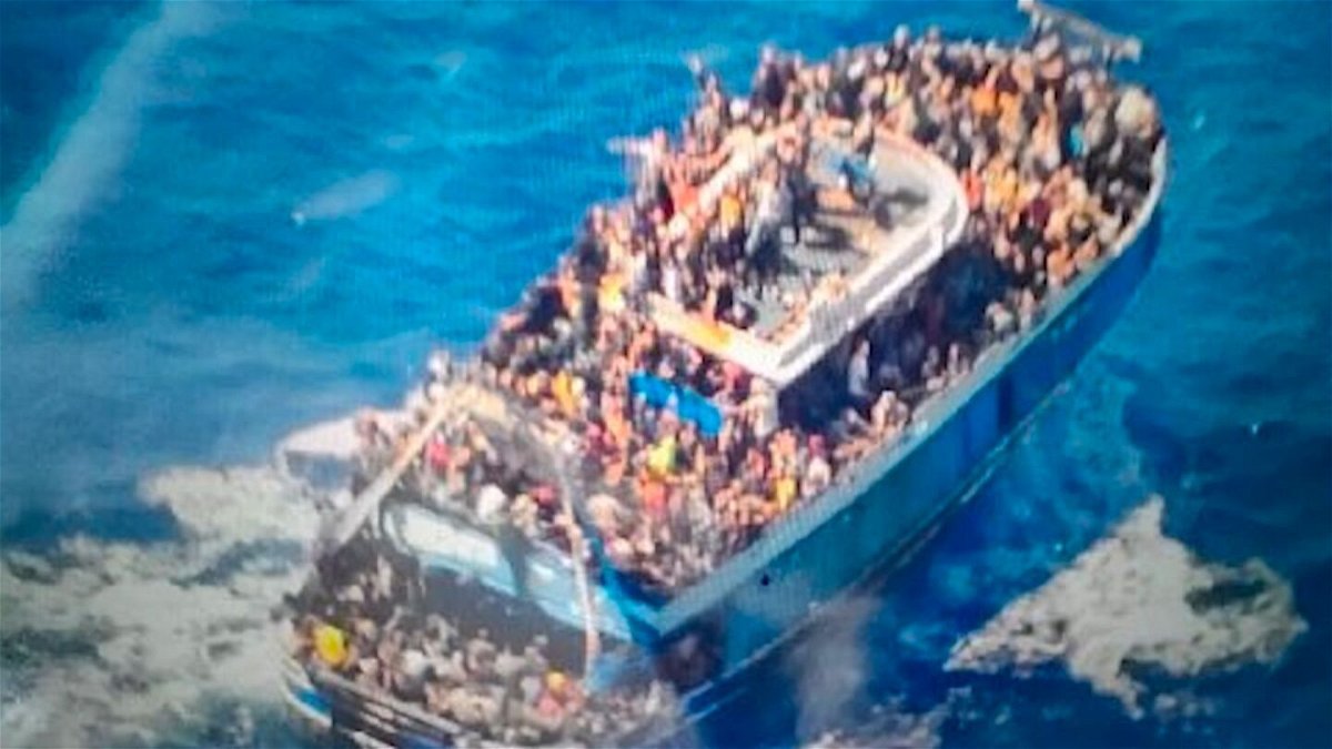 <i>Greece Coast Guard</i><br/>An overcrowded fishing trawler capsized off the coast of Greece last week
