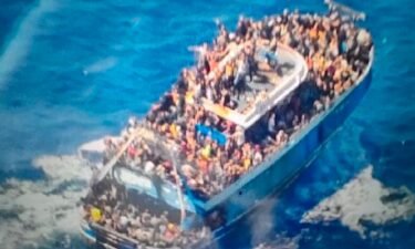 An overcrowded fishing trawler capsized off the coast of Greece last week