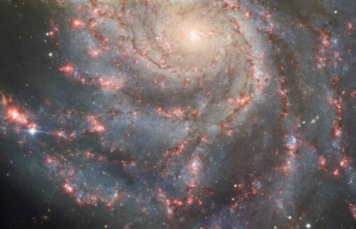 The Gemini North telescope captured an image of a bright new supernova in the Pinwheel Galaxy.