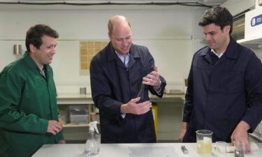 William is pictured here with Rodrigo Garcia Gonzalez (right) and Pierre Paslier (left).