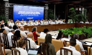 The third round of peace negotiations between the Colombia's and the ELN  in Havana on May 2.