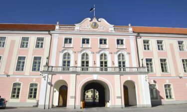 The Parliament building in Tallinn