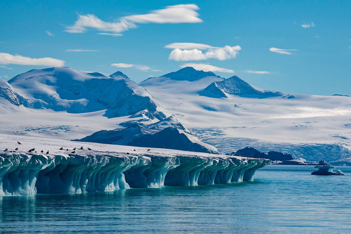 <i>Sergio Pitamitz//VWPics/AP</i><br/>Deep ocean water in the Antarctic is heating up and shrinking. Pictured is the Larsen Inlet in the Weddell Sea