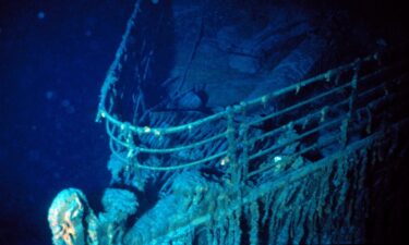 The bow of the Titanic