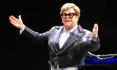 Elton John performs in Liverpool during the first UK stop of his "Farewell Yellow Brick Road" tour.