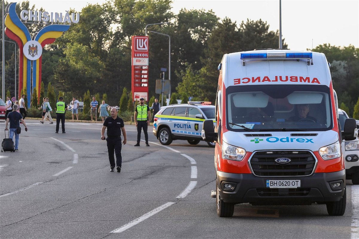 <i>Aureal Obreja/AP</i><br/>Two people were killed at Moldova’s main international airport when a “foreign citizen” who was not allowed to enter the country opened fire