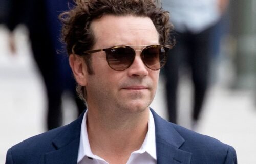 Actor Danny Masterson pictured at the Criminal Justice Center in Los Angeles was found guilty on two of the three counts of rape in a retrial