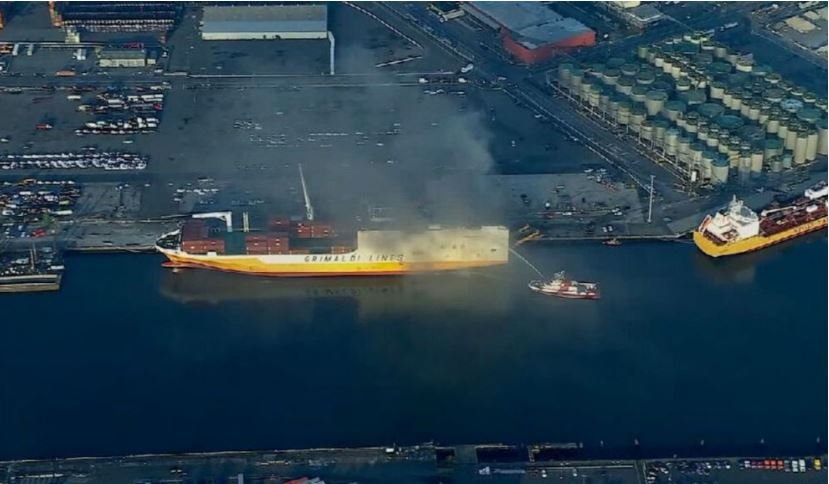 2 firefighters die while battling blaze aboard ship in New Jersey - KVIA