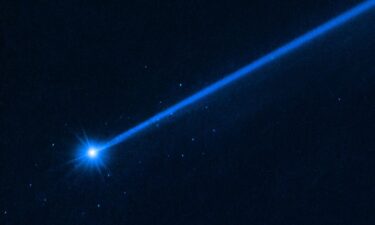 This Hubble Space Telescope image of the asteroid Dimorphos was taken on December 19